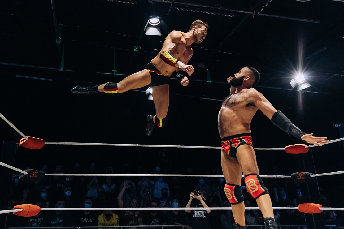 Karim imperial elbow to Aaron